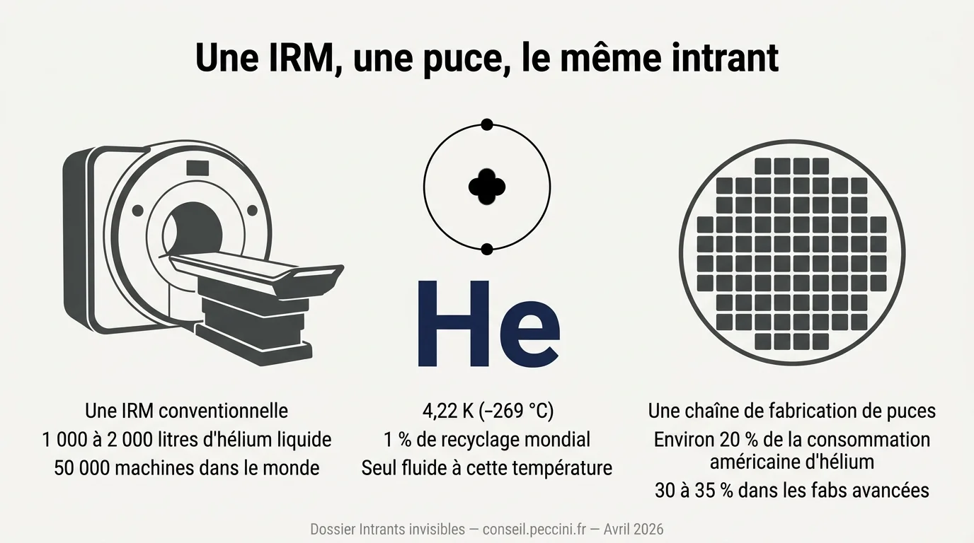 Hélium : le premier des intrants invisibles